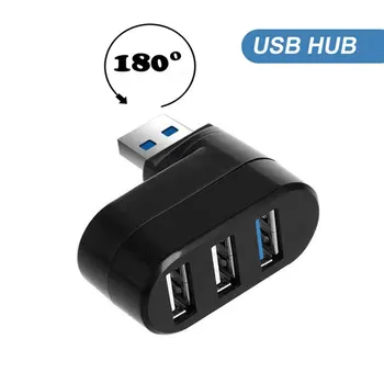 USB HUB 3 Rozbočovač USB 3.0 vysokorýchlostné Viacerých Splitter 2.0 Obyvateľov 1 USB Hub Viacerých Adaptéra USB 3.0 Čítačka Kariet Pre PC, Notebook