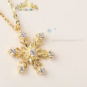 Vianočné giftChristmas darček Šperky Au58.5% 14K Necklac S vnútroštátne osvedčenie 0015