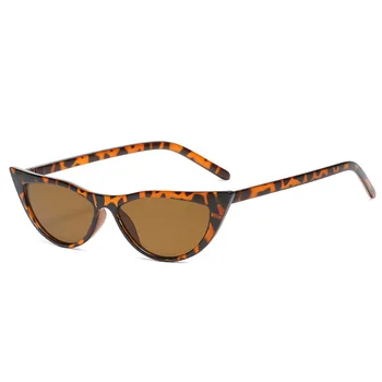 Vintage Cat Eye slnečné Okuliare pre Ženy Retro Leopard Čierne dámske slnečné Okuliare UV400 Gafas De Sol