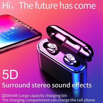 Xiao X8 Bluetooth 5.0 Headset TWS Bezdrôtový Redukcia Šumu Slúchadlá 2200 mAh Veľké Elektrické Skladu Slúchadlá S Mikrofónom