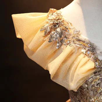 Luxusné Flitrami Milú Quinceanera Šaty 2021 Zlato Prom Šaty Luxusné Appliques Formálne Plesové Šaty, Vintage Vestido De Quincenera
