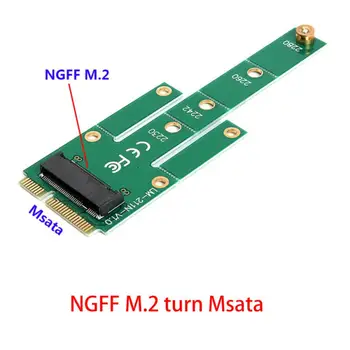 NGFF M. 2 B Kľúč SSD Do MSATA Mini PCI-E slot karty PCI-Express SATA SSD Muž Converter Karty Adaptéra Pre 2242/2260/2280 M2 Ngff SSD