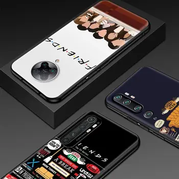 Telefón puzdro pre Xiao Mi 11 Poco X3 NFC F2 9T 10 TON Pro 9 SE 10 Lite 5G Poznámka 10 CC9E Black Shell Kryt Central Perk Kávy priateľmi
