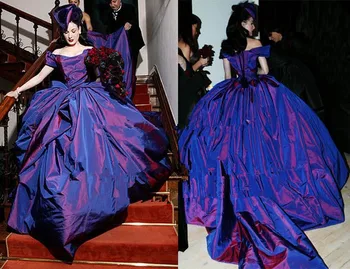 Zákazku fialová vlastné šaty 2020 svadobné šaty plus veľkosti loptu večerné šaty strany vestidos de 15 anos Quinceanera Šaty
